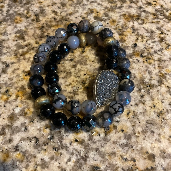 Silpada “Ode To Geode” bracelet and earring set - Picture 8 of 8